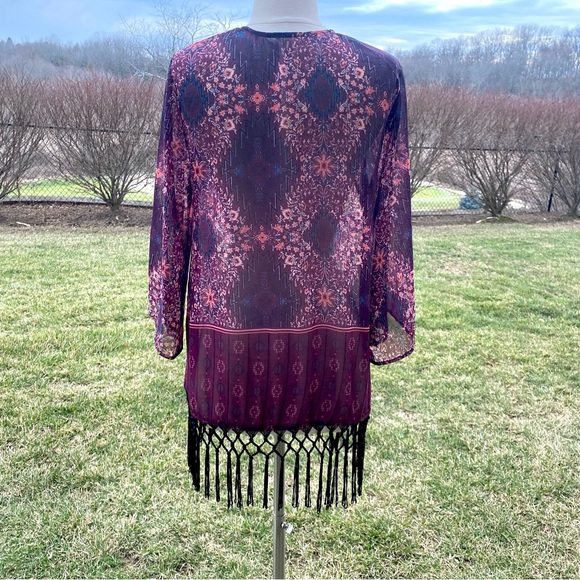 Garage Boho Style Kimono Tassel Fringe - Picture 6 of 13